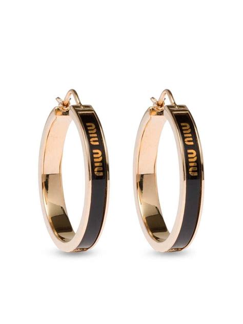 miu miu earrings 2016|miumiu hoop earrings.